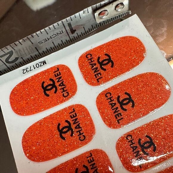 Halloween Full Wraps Nail Glitter Stickers Cute monogram Printed - Picture 10 of 15